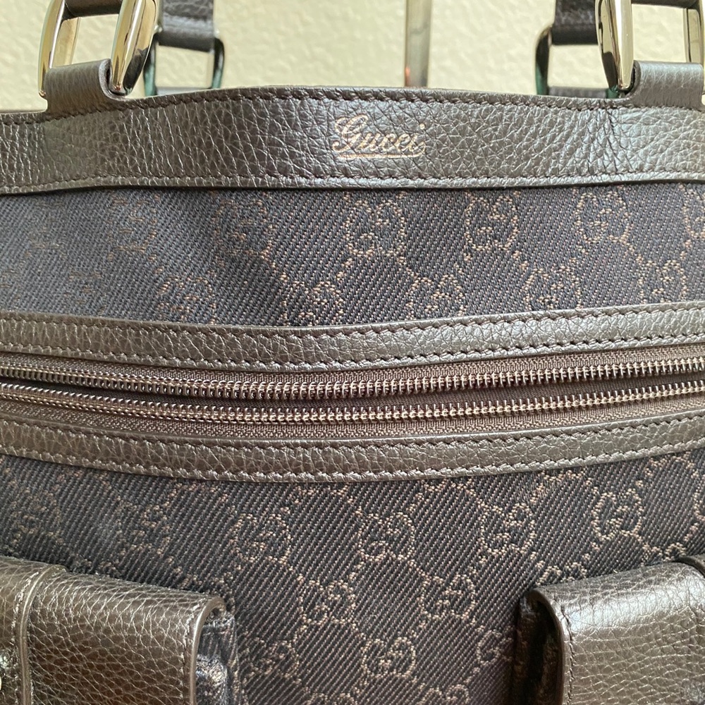 Gucci Dark Brown Abbey Tote - Picture 3 of 15